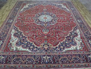 Persian Tabriz Handmade Carpet,  Great Design And Color 400 X 300 Cm