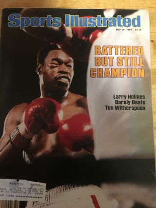 Sports Illustrated May 30,  1983 - Larry Holmes