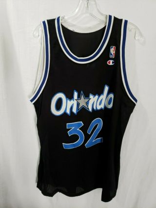 Vintage 90s Champion Orlando Magic Shaquille O’neal 32 Rookie Jersey Mens 52 2xl
