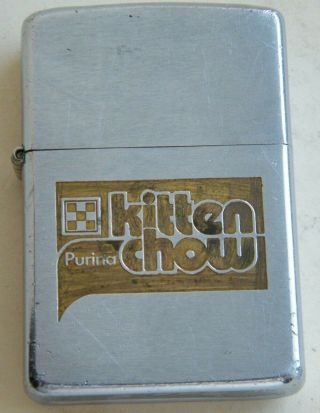 Zippo 1975 Purina Kitten Chow Zippo Hinge