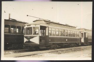 1940 Postcard Size Real Photo Reading Pa/pennsylvania Streetcar/trolley 38