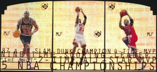 1997 - 98 Upper Deck Ud3 Michael Jordan 3 Card Complete Set