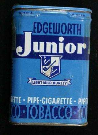 Empty Vintage Tobacco Pocket Tin Edgeworth Junior
