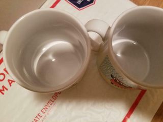 TWO 2 SET The Movie Channel Vintage Cable TV Coffee Mug Cup Rare Showtime HBO 3