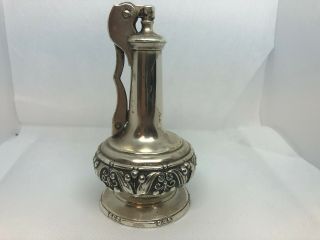 Vintage Ronson Decanter Silver Plated Table Lighter