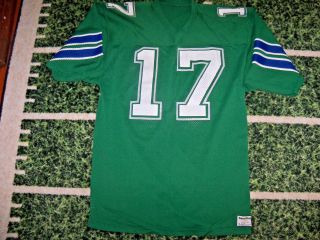Vtg Sandknit Game Worn Football Jersey High School College Whalers Colors