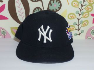 York Yankees Game Issue Baseball Hat 1999 World Series Patch Ws Hologram