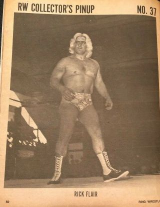 1975 RING WRESTLING RICK FLAIR POSTER GORGEOUS GEORGE GIRL WRESTLERS SEXY HOF, 2