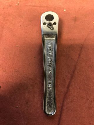 Snap On Tools Vintage Mv71 1/4 " Ratchet - - And,  Great