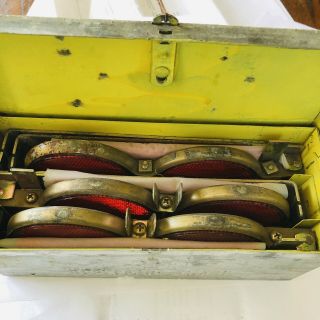 Complete,  Vintage Ihc,  Ih,  International Harvester Tripod Reflector Flare Kit