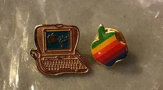 Apple Mac Computer Lapel Pins Jewelry Vintage