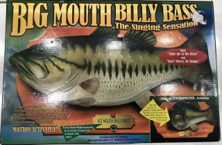 Vintage 1999 Gemmy Big Mouth Billy Bass Singing Fish - Collectible Great Gift