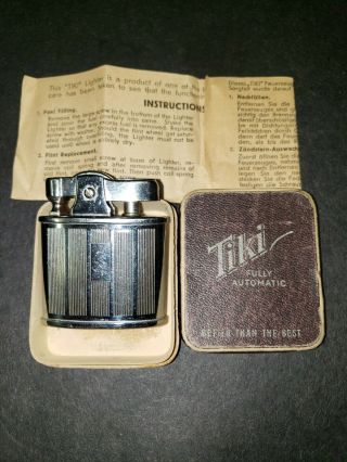 Wifeu Tiki Fully Automatic Vintage Lighter Austria And Instructions