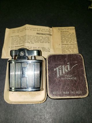 Wifeu Tiki Fully Automatic Vintage Lighter Austria and Instructions 2