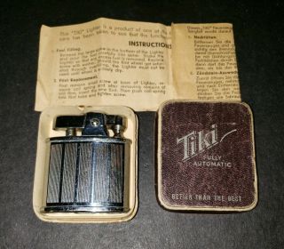 Wifeu Tiki Fully Automatic Vintage Lighter Austria and Instructions 3