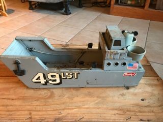 Vintage Buddy L 49 Lst Landing Craft Boat Pressed Steel Toy