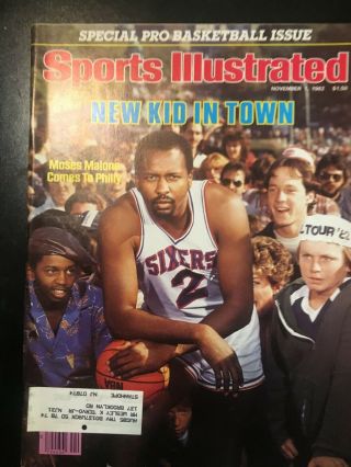 Sports Illustrated November 1,  1982 - Moses Malone