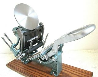 Kelsey Model N 3x5 2 Roller Platen Letterpress Set Up &