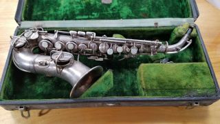 Antique / Vintage C.  G.  Conn Sax Saxophone Elkhart Indiana 1914 L