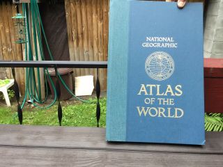 National Geographic 1981 Atlas Maps For Craft Projects Loose Spine Complete