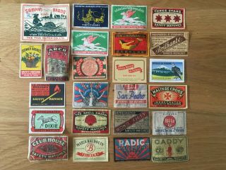 Vintage Matchbox Labels - Various Countries,  Macau,  Vietnam,  Thailand 2