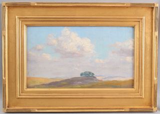1919 Antique WILL HUTCHINS American Impressionist Italian Landscape Oil Painting 2