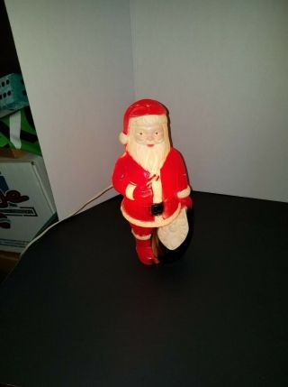 12 Inch Collectible Vintage Lighted Santa Christmas Display Dapol Industries