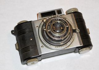 Vintage Detrola Model K Film Camera W/ Velostigmat 2 " F/3.  5 Lens