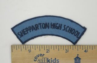 Australian Army Cadet Shoulder Patch Post Ww2 Vintage Shepparton High School