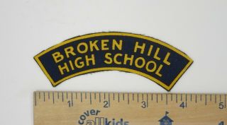 Australian Army Cadet Flash Patch Post Ww2 Vintage Broken Hill High School