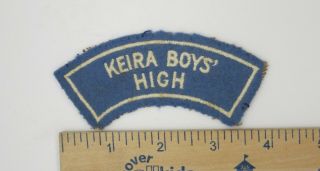 Australian Army Cadet Shoulder Flash Patch Post Ww2 Vintage Keira Boys High