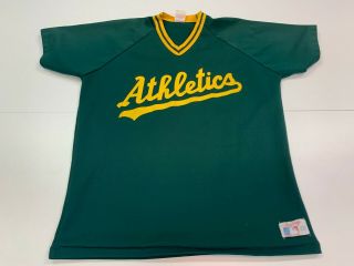 Vintage Oakland A’s Rawlings Mlb Baseball Jersey - Large