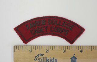 Australian Army Shoulder Flash Patch Post Ww2 Vintage Xavier College Cadet Corps