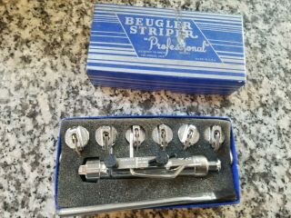 Vintage Beugler Striper Professional Model Pin Striping Kit W/box Model Hobby Lo