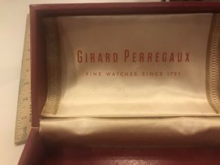 Vintage Girard Perregaux Wrist Watch Box