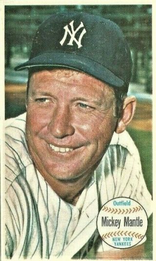Mickey Mantle 1964 Topps 25 Vintage Baseball Card Ny Yankees Hof