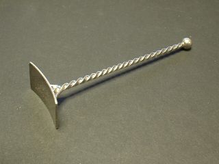 Tiffany & Co.  Sterling Silver Vintage Childs Food Pusher C.  1888 Unusual