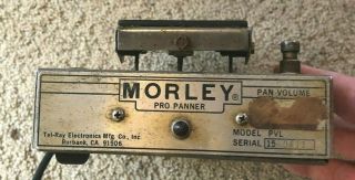 Vintage Morley Tel - Ray Pvl Pro Panner Pedal 70 