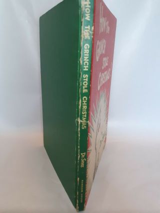 Vtg 1957 Dr.  Suess How The Grinch Stole Christmas Book Martings Portsmouth Ohio 2