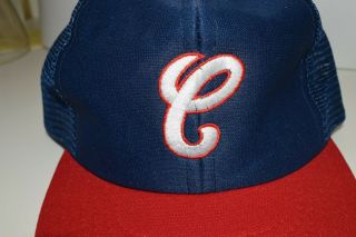 Vintage Chicago White Sox Mesh Trucker Cap Hat 1987 - 1990 Snapback U.  I.  I.  / Blue 2