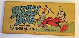 Vintage 1947 Bucky Bug & Cannibal King Cereal Comic Walt Disney Cheerios Mail In