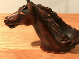 Vintage Comoy’s Of London Resin Horse Head Pipe Holder - Made In Italy