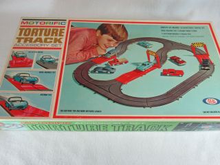 Vintage 1965 Ideal Motorific Torture Track Accessory Set