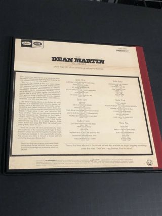 Vintage Dean Martin Deluxe Set 3 LP Vinyl Record Near 3