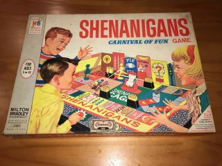 Vintage 1966 Shenanigans Carnival Of Fun Game 4480 Complete