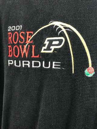 Purdue Boilermakers 2001 Rose Bowl M Sweatshirt Size M NCAA Football Long Sleeve 2