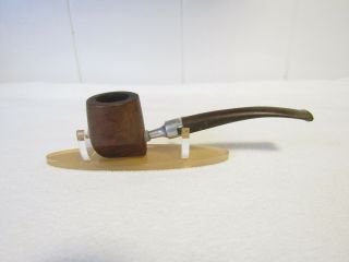 Unusual Filter System Made In England Smooth Bent Briar Estate Pipe