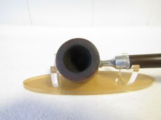 Unusual Filter System Made in England Smooth Bent Briar Estate Pipe 3