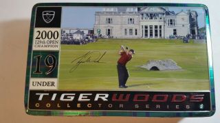 Tiger Woods 129th Us Open 2000 Champion Collector Series Golf Ball Tin