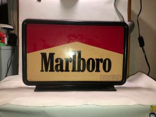 Vintage Marlboro Store Advertisement Sign From 1991